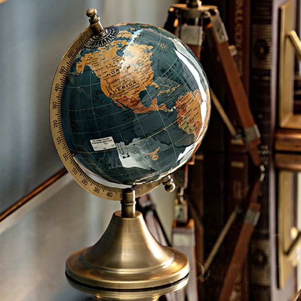 Globe terrestre antique