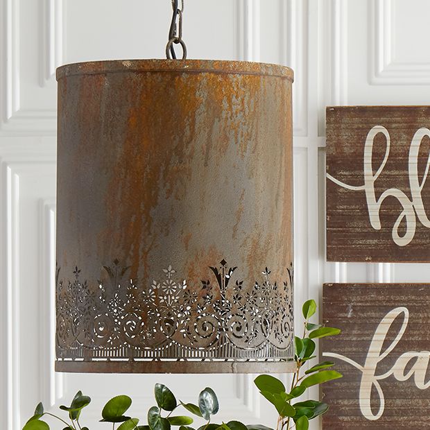 Punched tin lighting deals