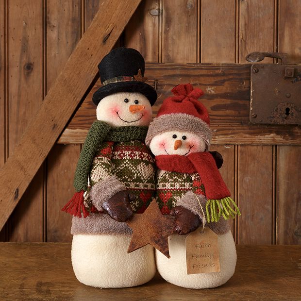 Large clearance plush snowman