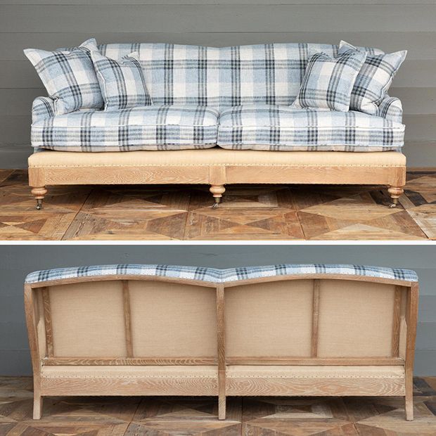 Country Chic Plaid Sofa