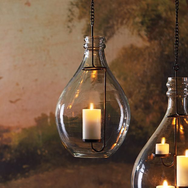Hanging candle sales lanterns