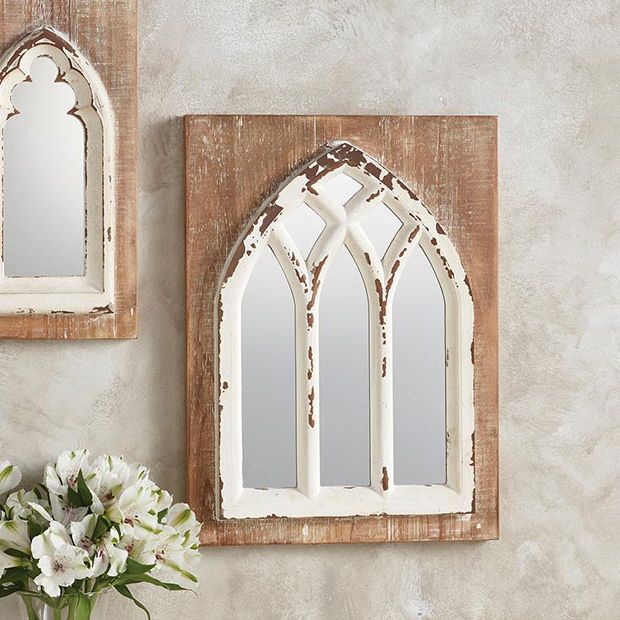 Window shop mirror decor
