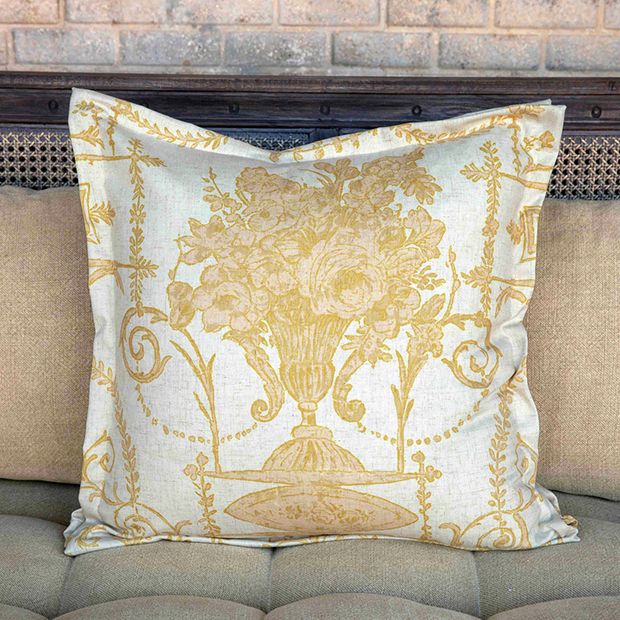 Elegant accent pillows top