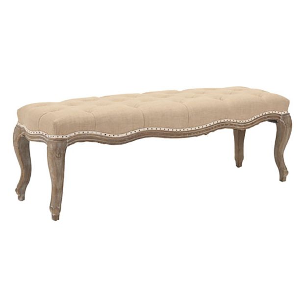 French Country Charms Entryway Bench Antique Farmhouse