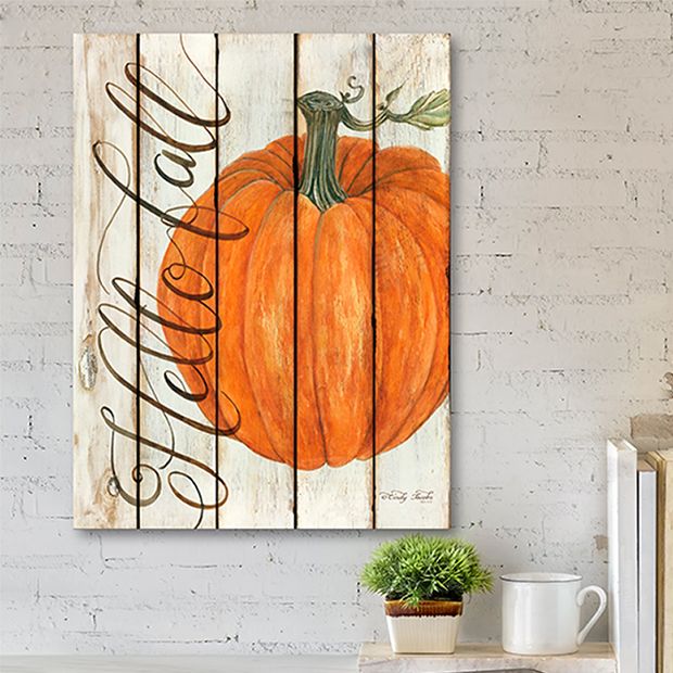 Wood Sign • Hello Pumpkin • Home Decor • Farmhouse Decor • Thanksgiving Decor • Free Shipping • Many Sizes to Choose From!