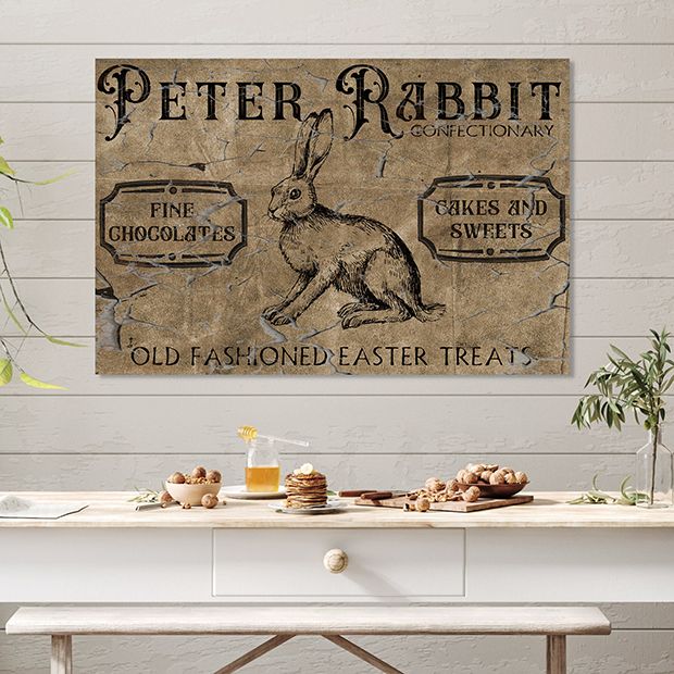 Peter rabbit hot sale wall art