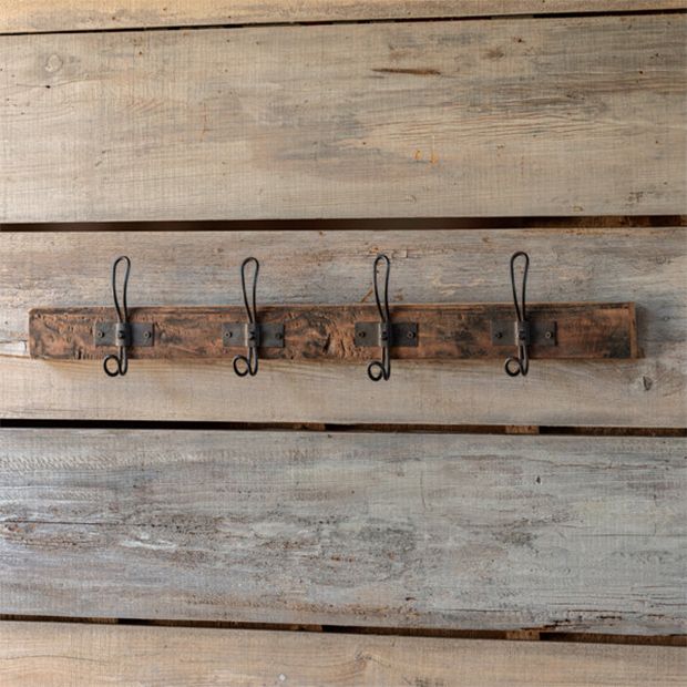 Reclaimed Wood Wall Hooks