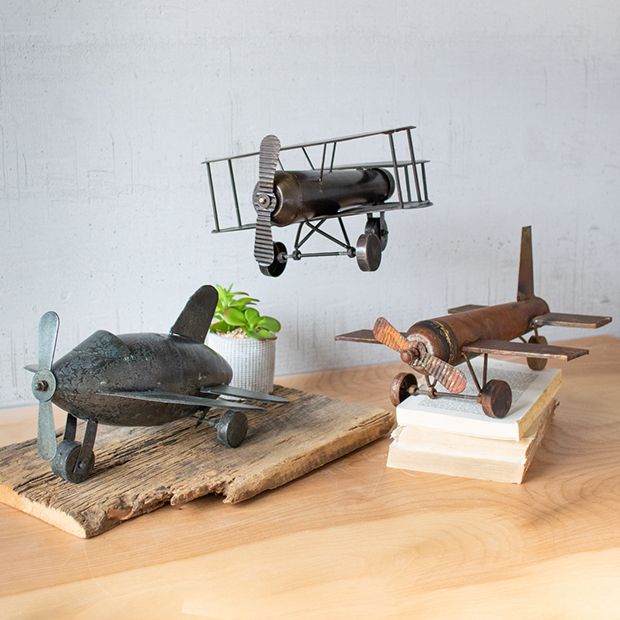 Metal airplanes for decoration online