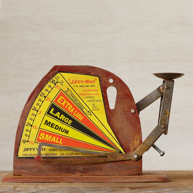 Vintage 2025 egg scale