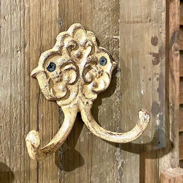 Vintage decorative wall outlet hooks
