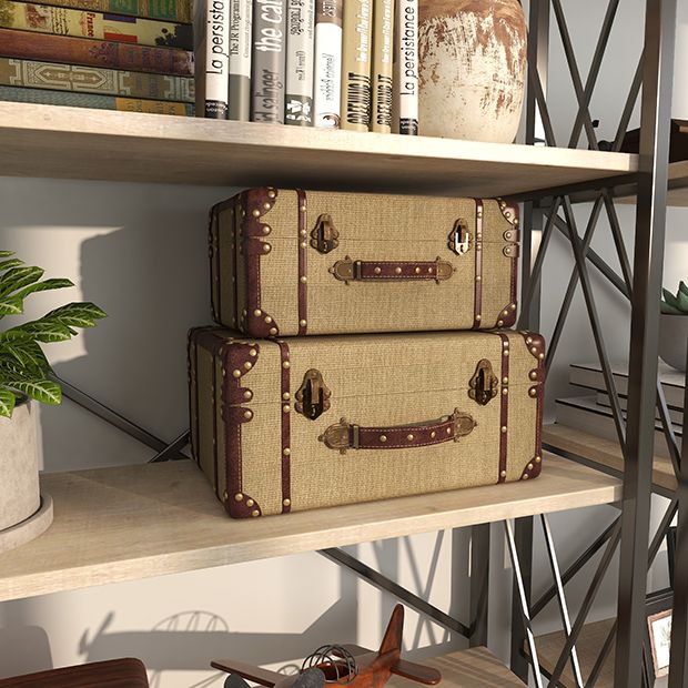Vintage style trunk suitcase sale