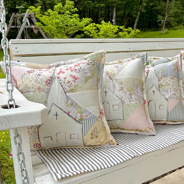 Shabby chic discount outdoor cushions