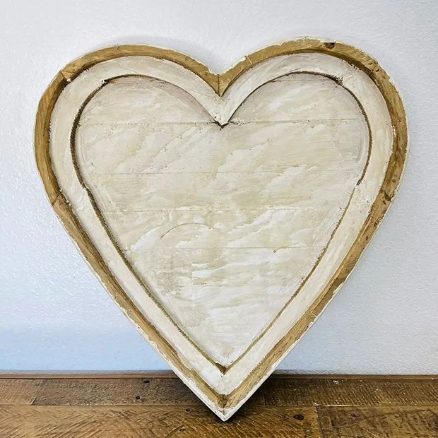 Rustic Chic Wooden Heart Decor