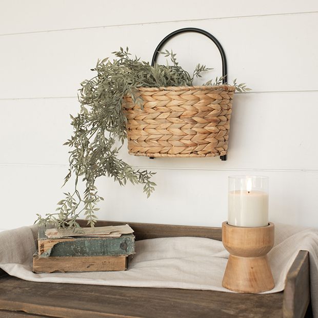 Woven Hanging Wall Basket | Antique Farmhouse