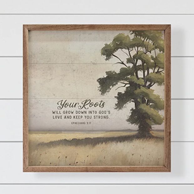 My Hope is Built Wood Sign  Shop Rooted + Grounded Christian Wall Art