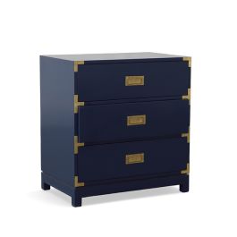 Three Drawer Campaign Inspired 3 Drawer Chest | Antique Farmhouse
