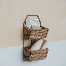2 Tier Braided Wall Basket