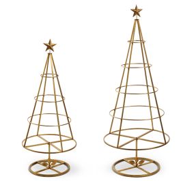 Gold Tree Display Frame Set of 2 | Antique Farmhouse