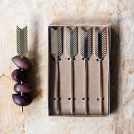Serving Pickers Arrow Serving Picks Set of 4 Antique Farmhouse