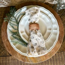 Botanical Print Cloth Napkins Set of 4 | Antique Farmhouse