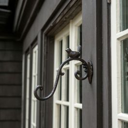 Brown Bird Metal Wall Hook
