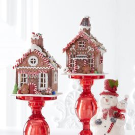 LED Gingerbread Village House Set of 2 | Antique Farmhouse