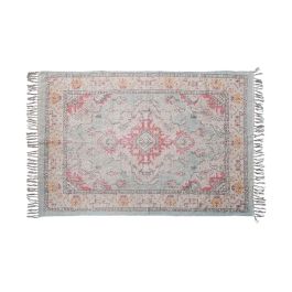 Multi Color Cotton Chenille Rug With Fringe | Antique Farmhouse