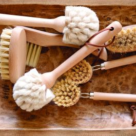 Natural Wood Dish Brush 10 Inch