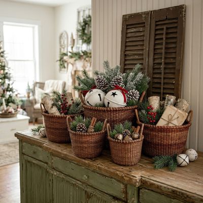 5 Piece Round Produce Basket Set