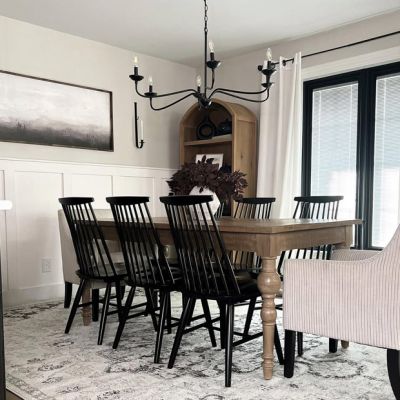 6 Light Industrial Farmhouse Chandelier
