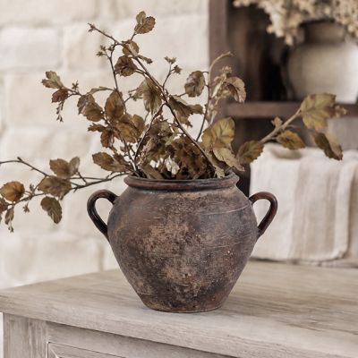 Aged Double Handle Creole Pot