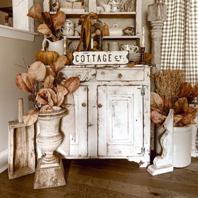 Aged Pedestal Urn Pot
