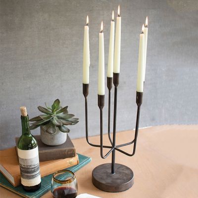 Antiqued Elegance Candelabra