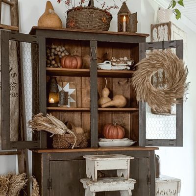 Autumn Harvest Dried Wheat Wreath