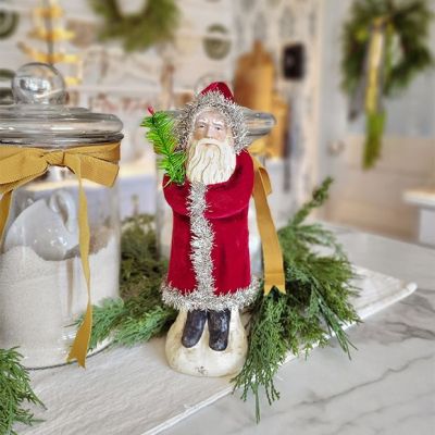 Festive Velvet Cloak Belsnickle Santa