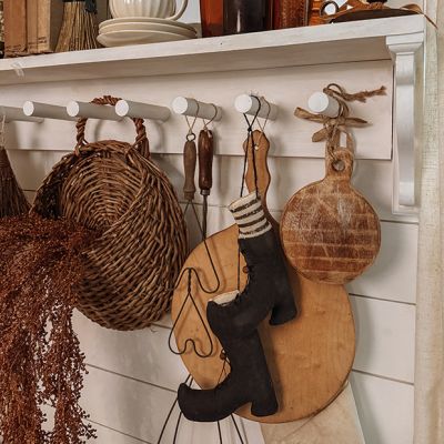 Bewitched Boots Hanging Halloween Decor