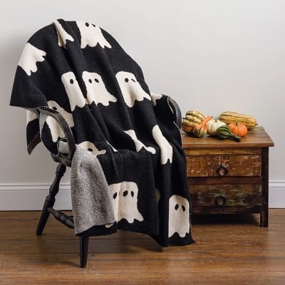 Boo Crew Knitted Throw Blanket