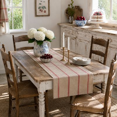 Casual Classics Red Striped Runner