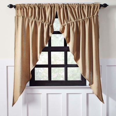 Burlap Prairie Curtain Set of 2