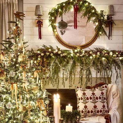 Cedar And Magnolia Christmas Garland