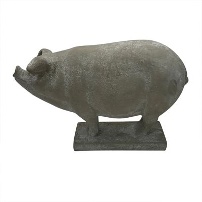 Cement Garden Pig Figure