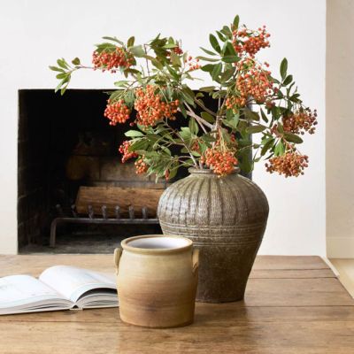 Textured Rice Wine Decorative Jar