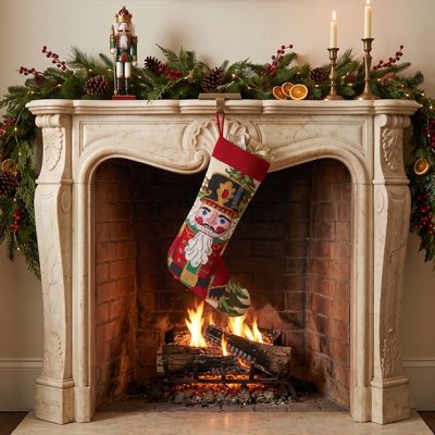 Christmas Past Nutcracker Hook Stocking