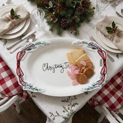 Christmas Treats Stoneware Platter