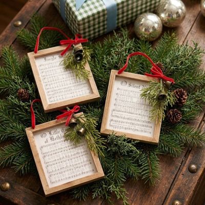 Classic Christmas Carol Keepsake Ornaments Set of 6