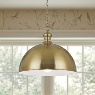 Classic Metal Dome Pendant Light
