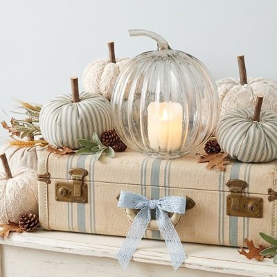 Clear Glass Pumpkin Cloche