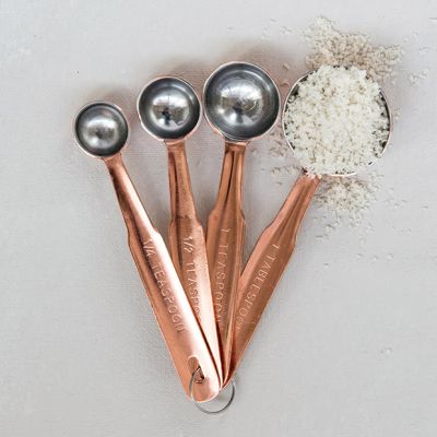 Copper Finish Measuring Spoons