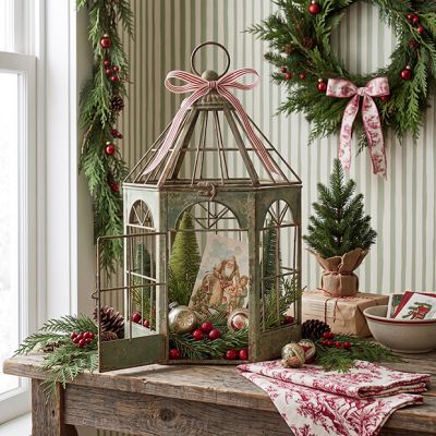 Cottage Garden Verdigris Terrarium
