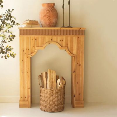 Cottage Hearth Fir Wood Mantel